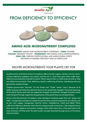 Janatha Amino Acid Micronutrient Complexes